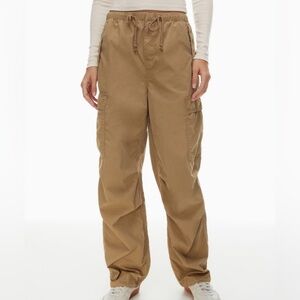 Tna Squad Pocket Parachute Pant Tan Size Small Aritzia #109394